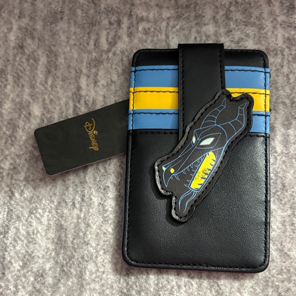 Buckle-Down Disneys Sleeping Beauty Maleficent Dragon id card holder. NWT